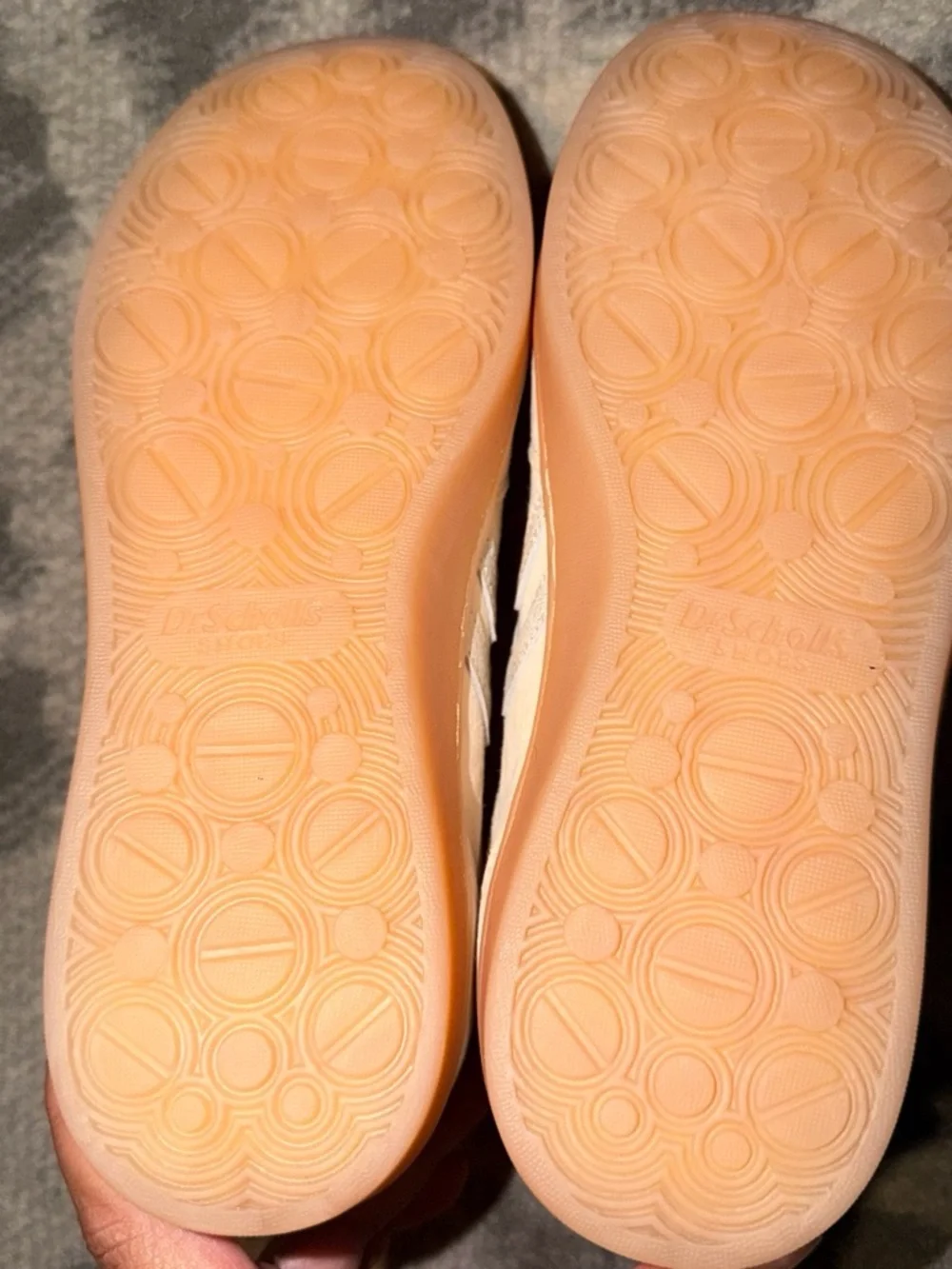 Neutral Suede Lace-Up Sneakers in Cream